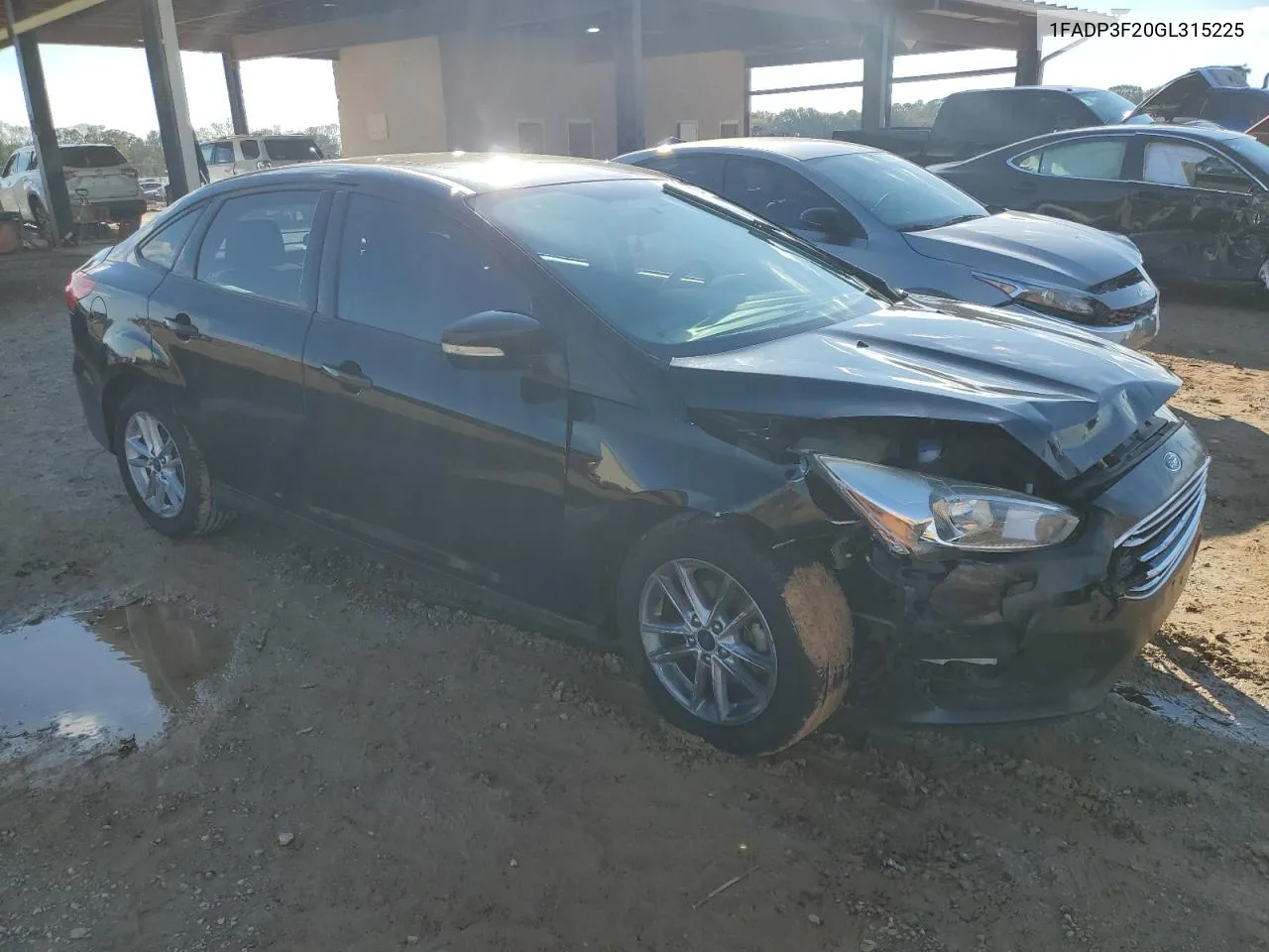 2016 Ford Focus Se VIN: 1FADP3F20GL315225 Lot: 80750904