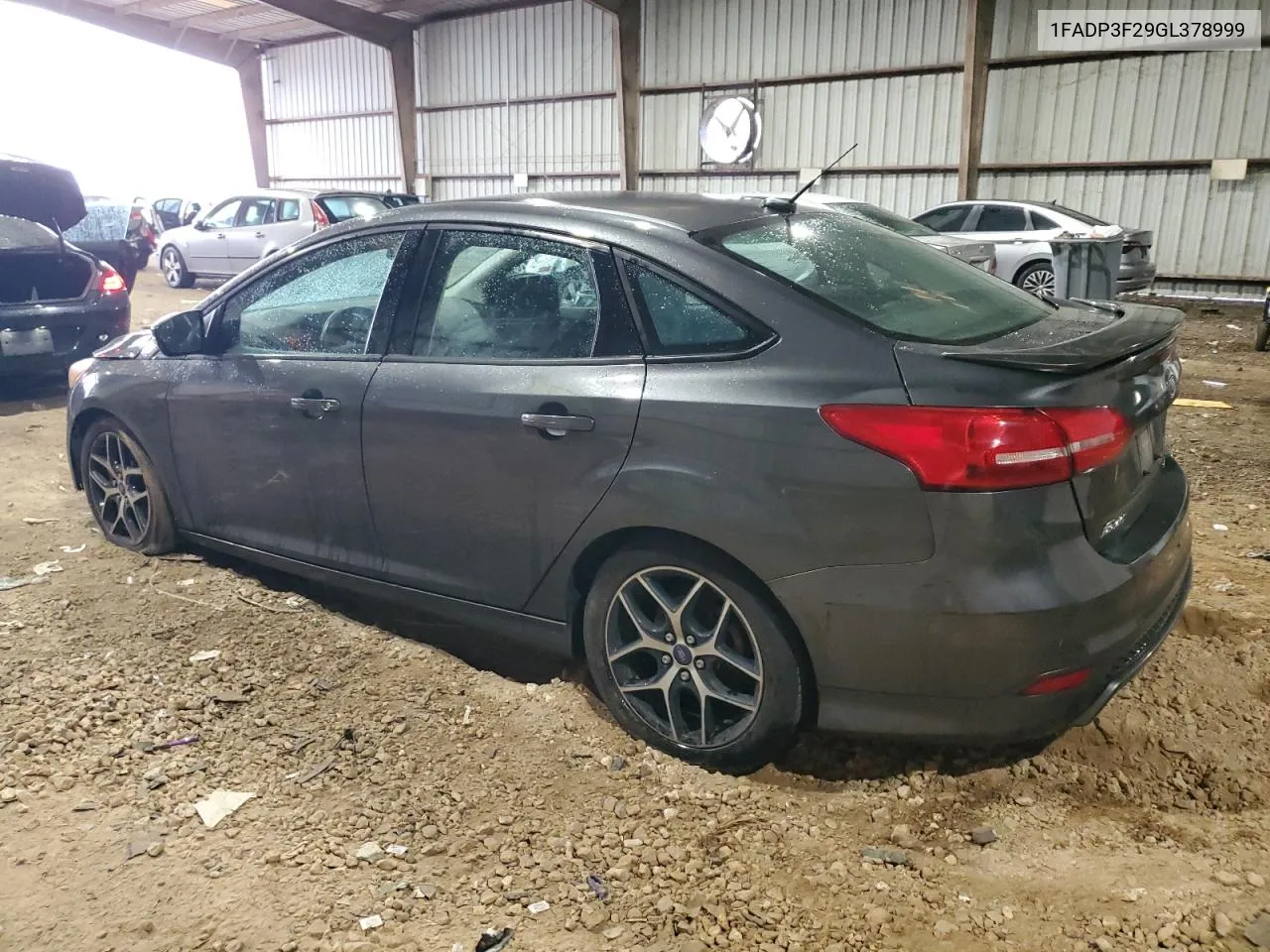 2016 Ford Focus Se VIN: 1FADP3F29GL378999 Lot: 80922614