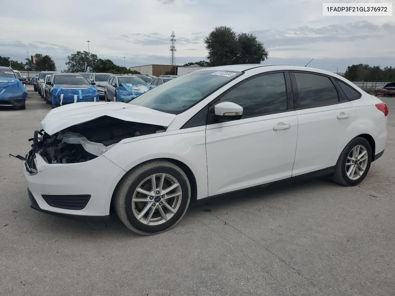 2016 Ford Focus Se VIN: 1FADP3F21GL376972 Lot: 81132534