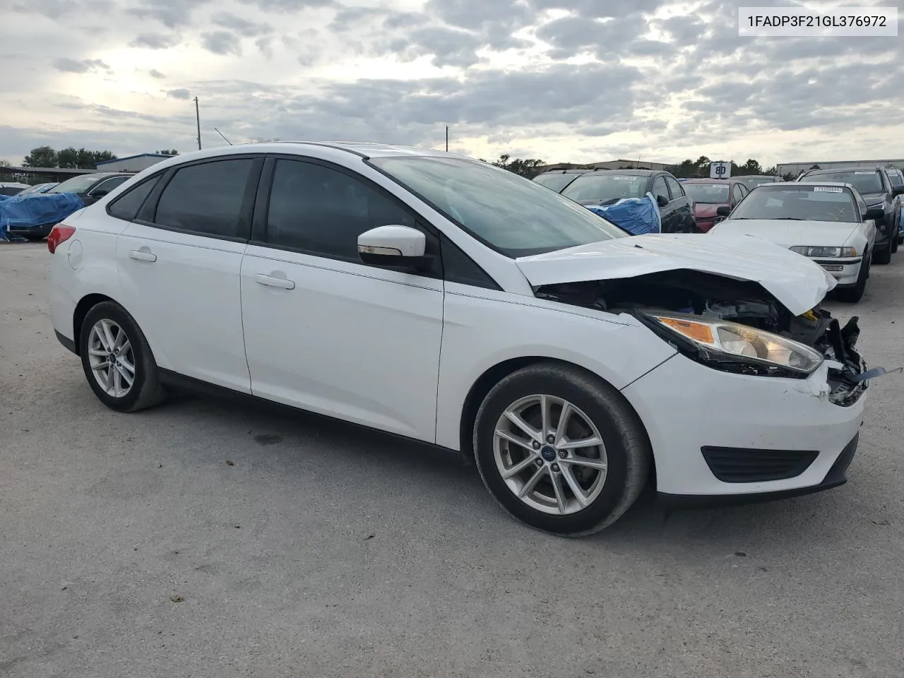 2016 Ford Focus Se VIN: 1FADP3F21GL376972 Lot: 81132534