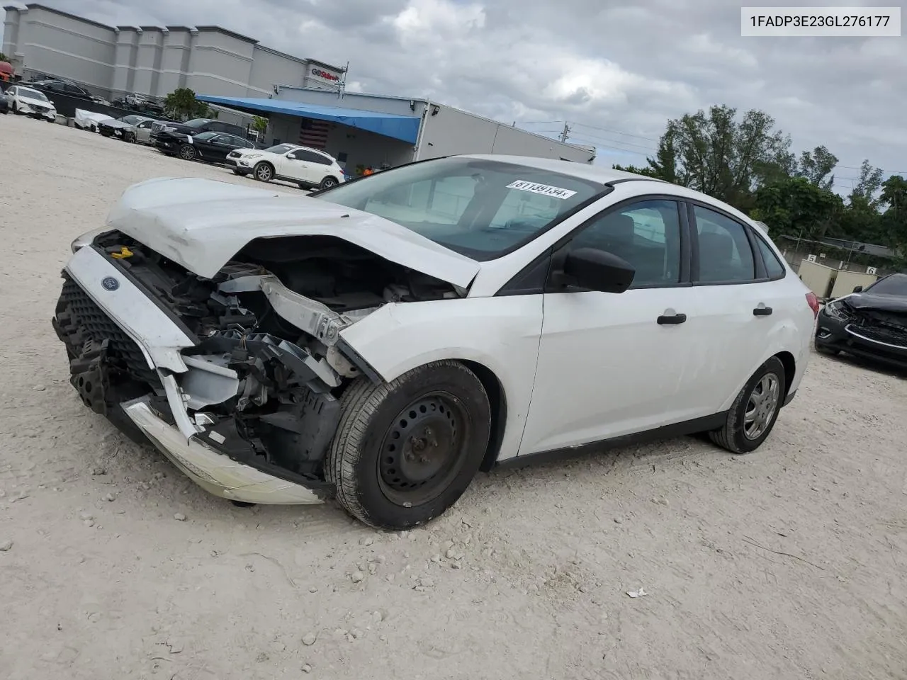 2016 Ford Focus S VIN: 1FADP3E23GL276177 Lot: 81139134