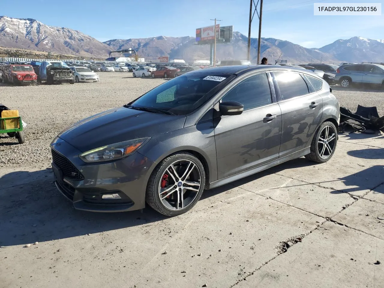 2016 Ford Focus St VIN: 1FADP3L97GL230156 Lot: 81844204