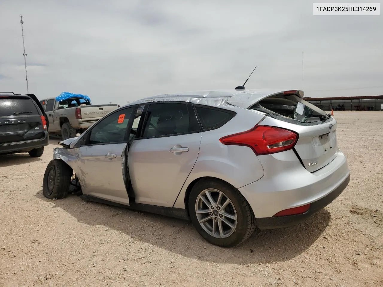 2017 Ford Focus Se VIN: 1FADP3K25HL314269 Lot: 50632854