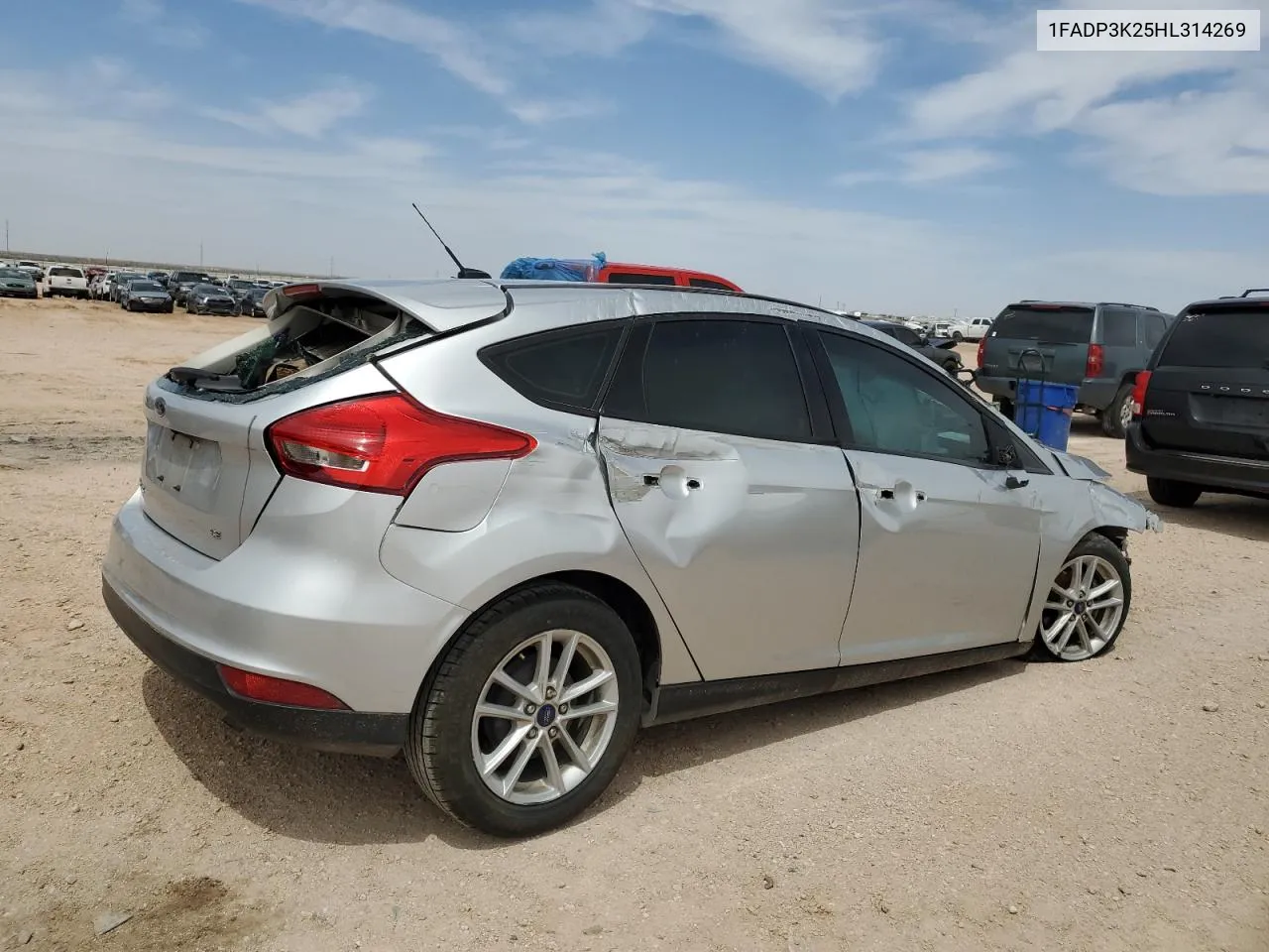 2017 Ford Focus Se VIN: 1FADP3K25HL314269 Lot: 50632854