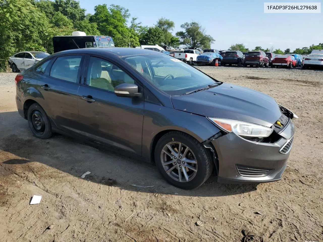 2017 Ford Focus Se VIN: 1FADP3F26HL279638 Lot: 56655944