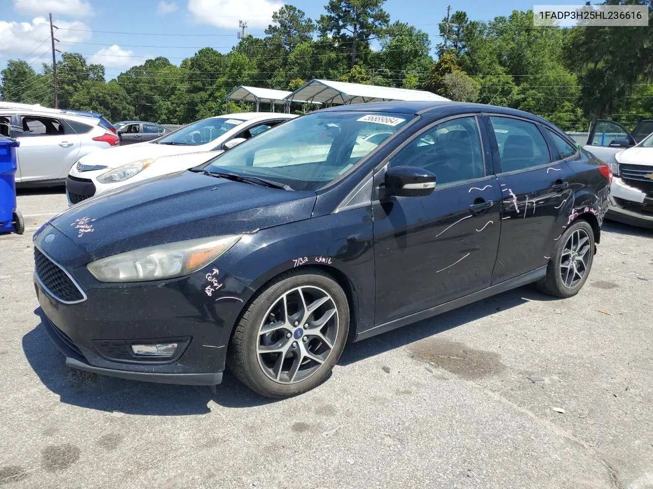 2017 Ford Focus Sel VIN: 1FADP3H25HL236616 Lot: 56889864