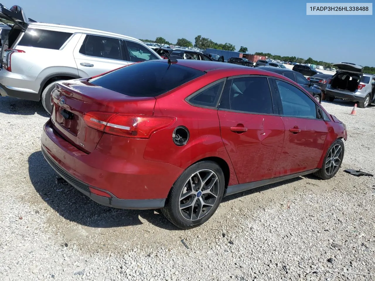 2017 Ford Focus Sel VIN: 1FADP3H26HL338488 Lot: 57704274