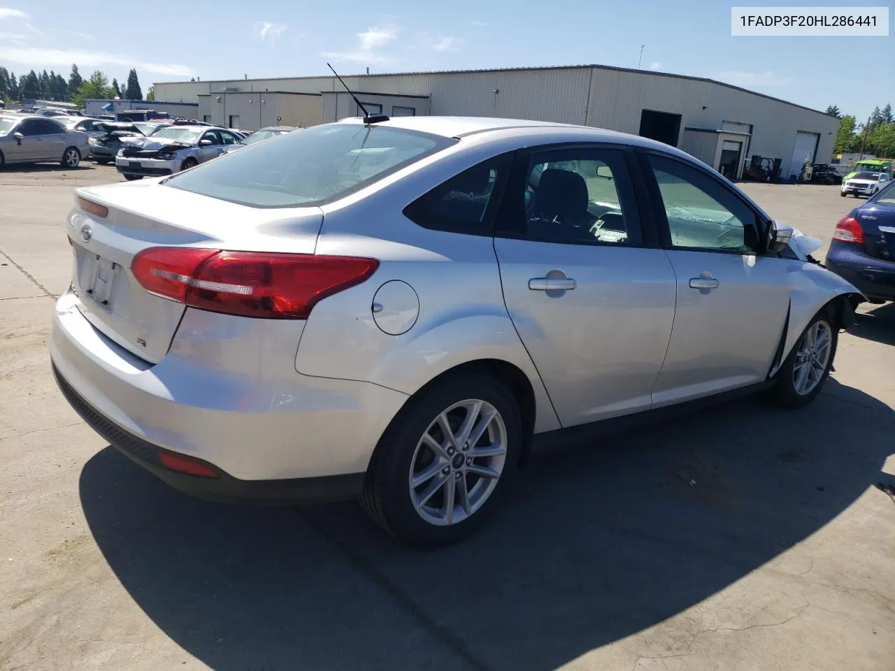 2017 Ford Focus Se VIN: 1FADP3F20HL286441 Lot: 58155824