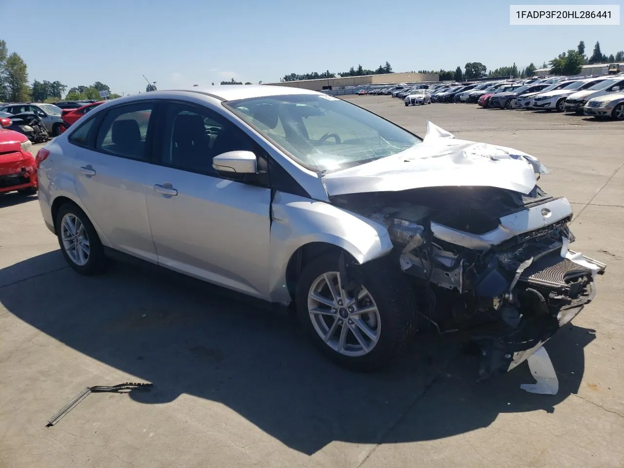 2017 Ford Focus Se VIN: 1FADP3F20HL286441 Lot: 58155824