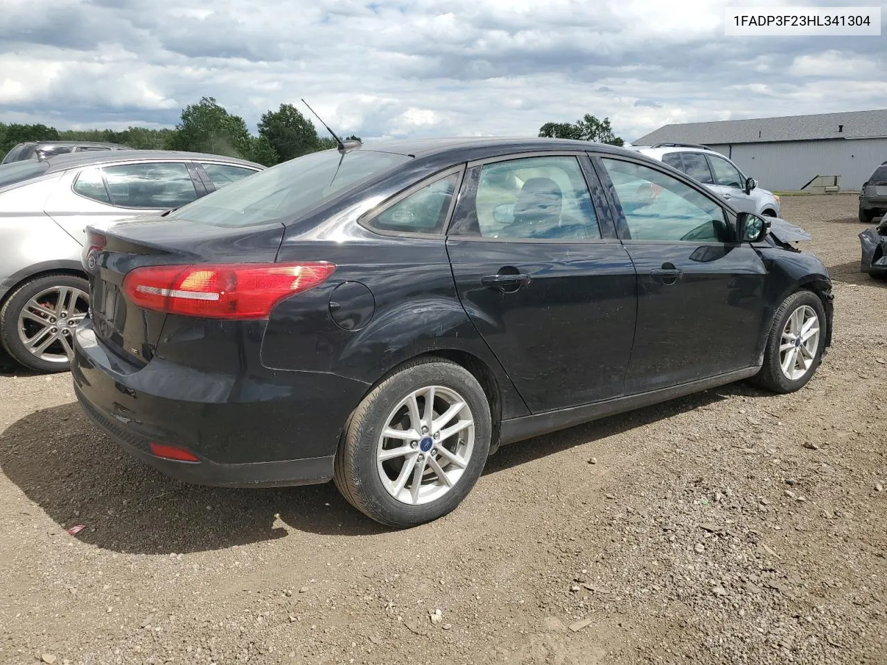 2017 Ford Focus Se VIN: 1FADP3F23HL341304 Lot: 58231784