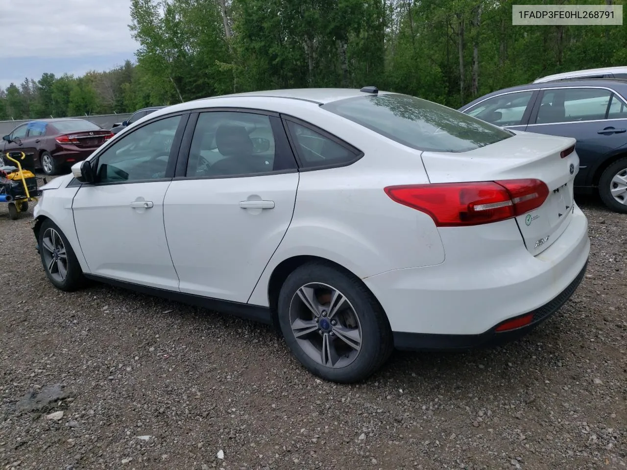 2017 Ford Focus Se VIN: 1FADP3FE0HL268791 Lot: 58251754