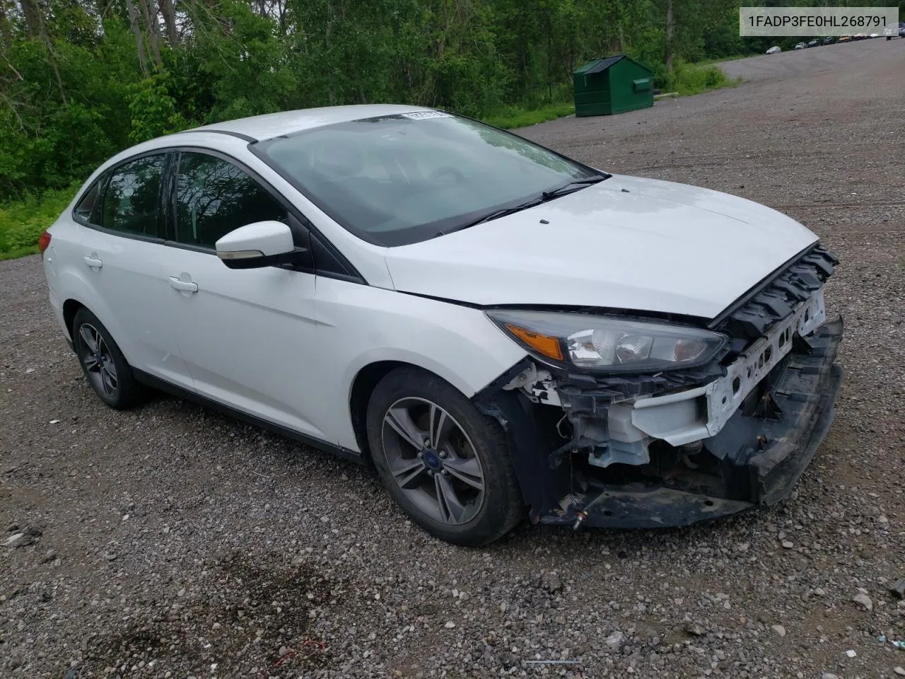 2017 Ford Focus Se VIN: 1FADP3FE0HL268791 Lot: 58251754