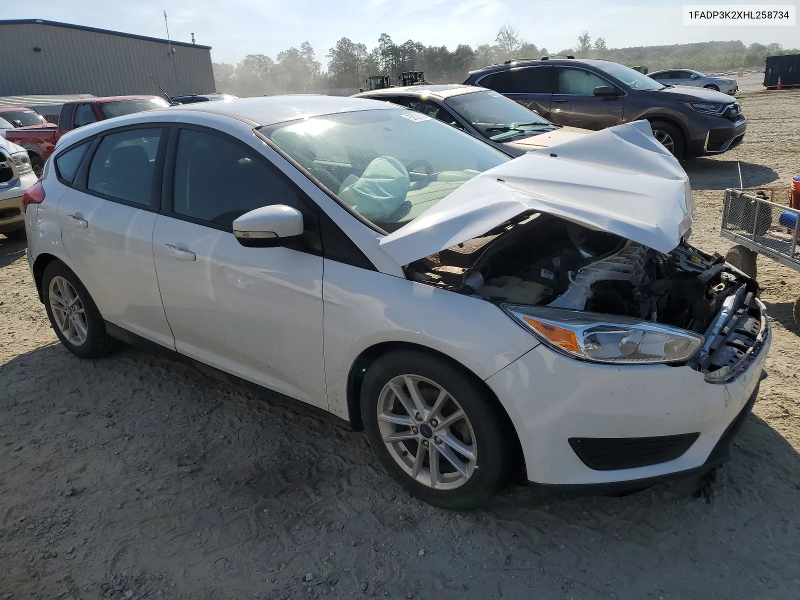 2017 Ford Focus Se VIN: 1FADP3K2XHL258734 Lot: 58727734