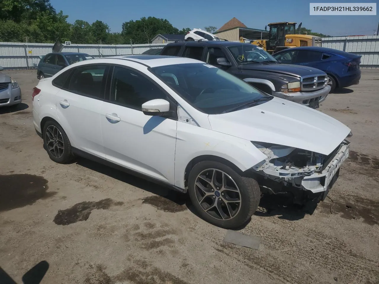 2017 Ford Focus Sel VIN: 1FADP3H21HL339662 Lot: 58778024