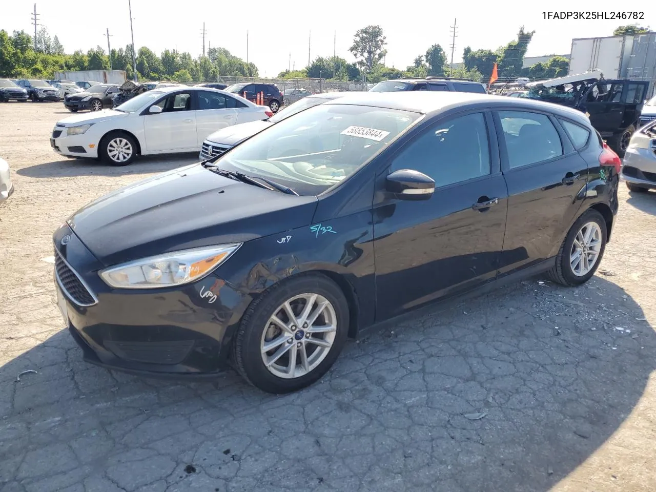 2017 Ford Focus Se VIN: 1FADP3K25HL246782 Lot: 58853844