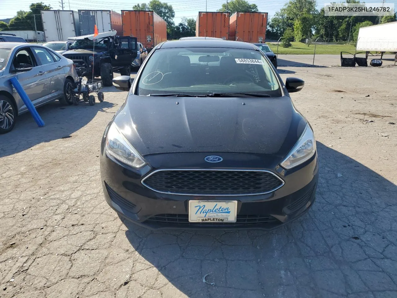 2017 Ford Focus Se VIN: 1FADP3K25HL246782 Lot: 58853844