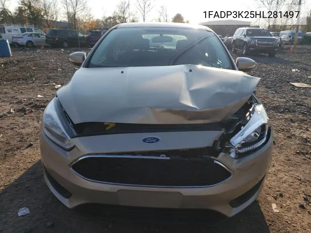 1FADP3K25HL281497 2017 Ford Focus Se