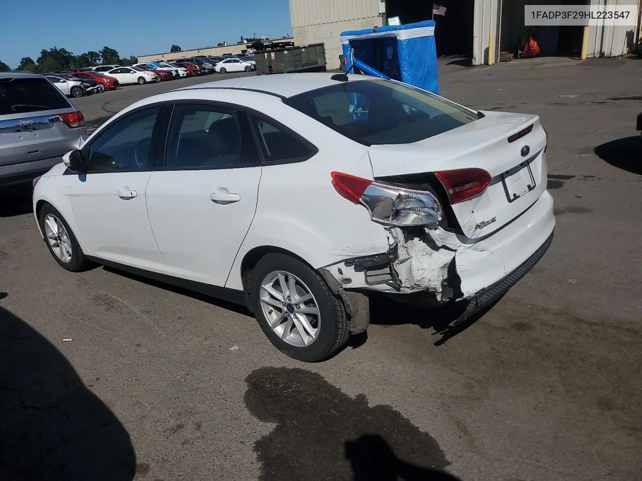 2017 Ford Focus Se VIN: 1FADP3F29HL223547 Lot: 59391724