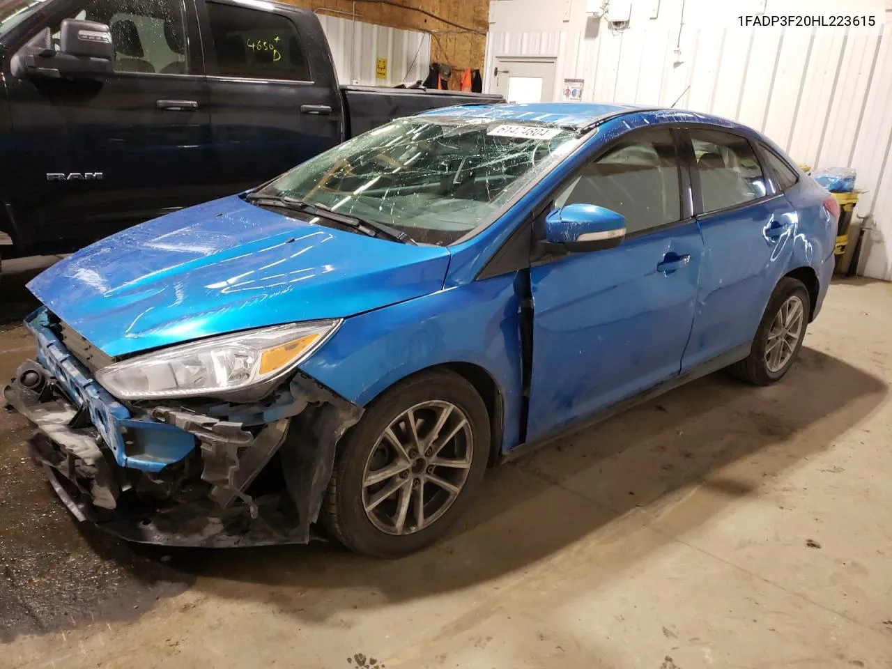 2017 Ford Focus Se VIN: 1FADP3F20HL223615 Lot: 61474804