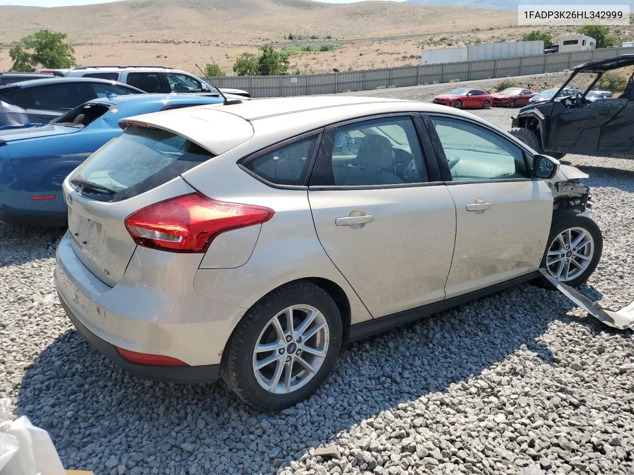 2017 Ford Focus Se VIN: 1FADP3K26HL342999 Lot: 61768854