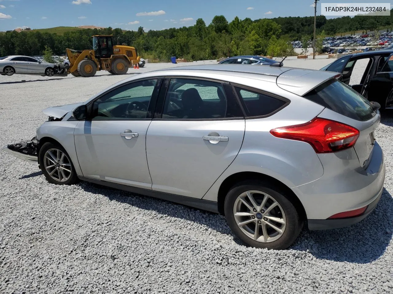 2017 Ford Focus Se VIN: 1FADP3K24HL232484 Lot: 62367064