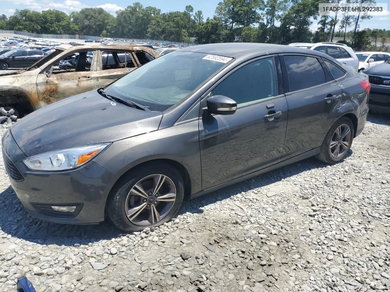 2017 Ford Focus Se VIN: 1FADP3FE6HL292383 Lot: 62592894