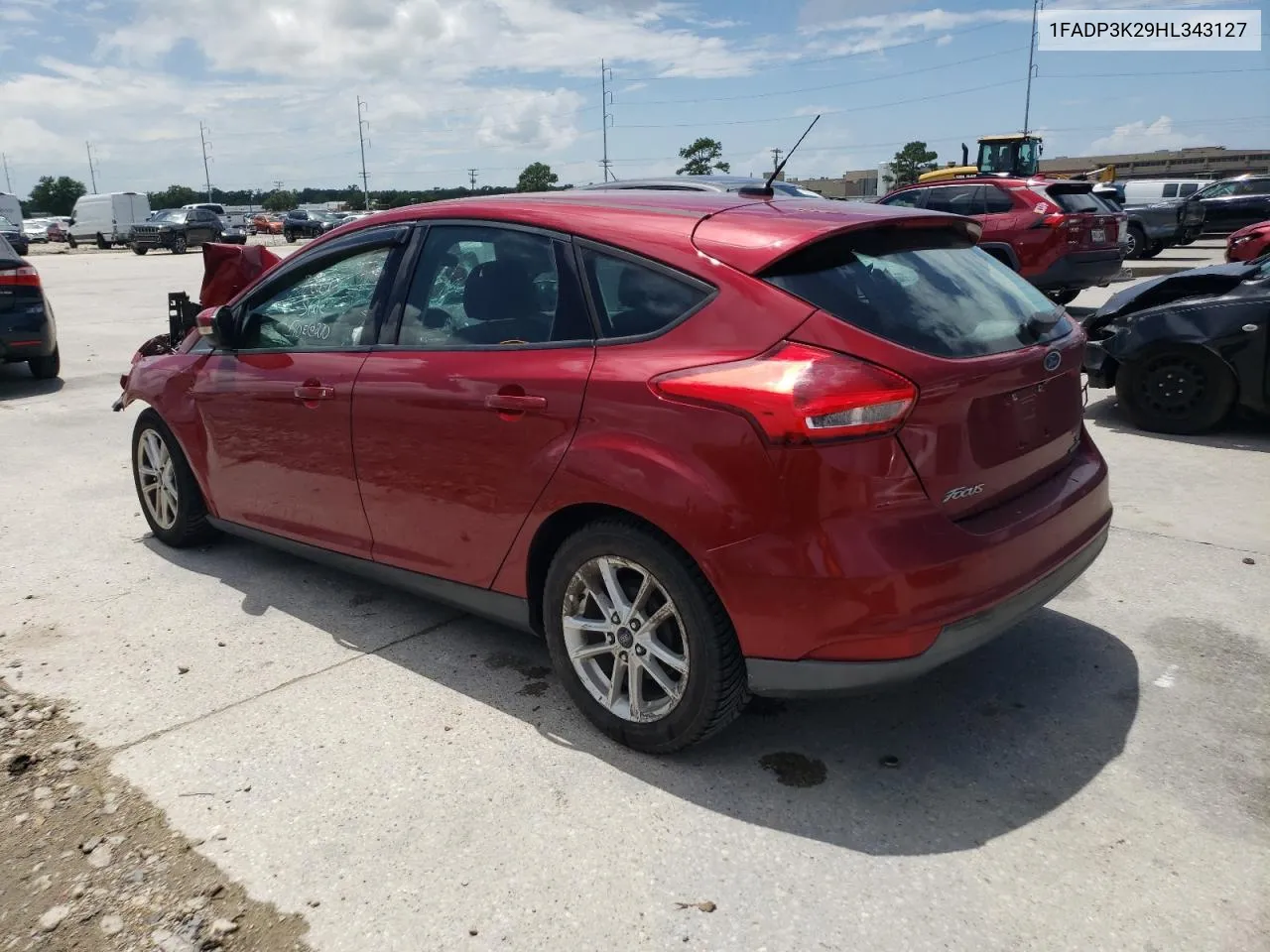 2017 Ford Focus Se VIN: 1FADP3K29HL343127 Lot: 62608264