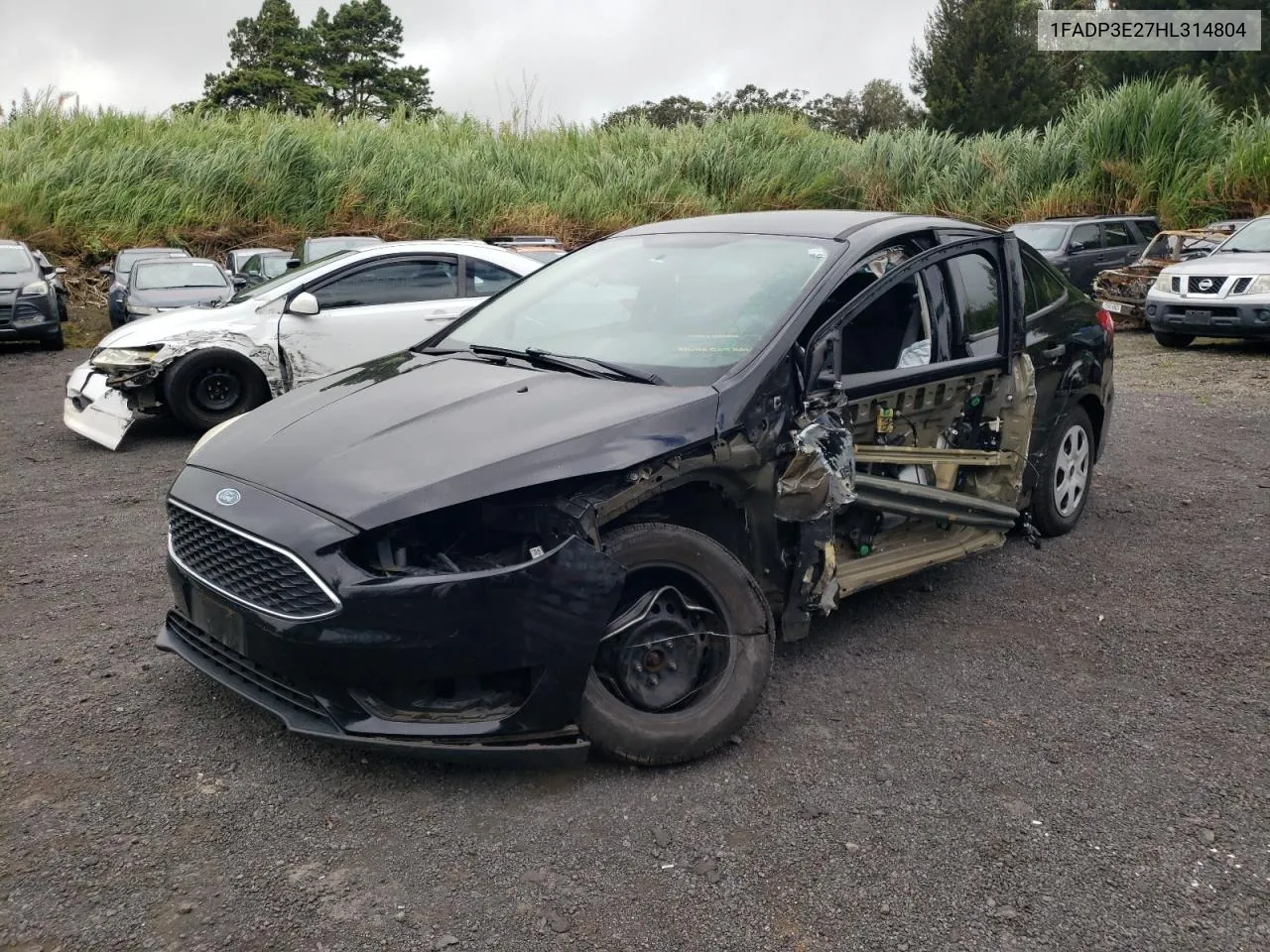 2017 Ford Focus S VIN: 1FADP3E27HL314804 Lot: 62709504