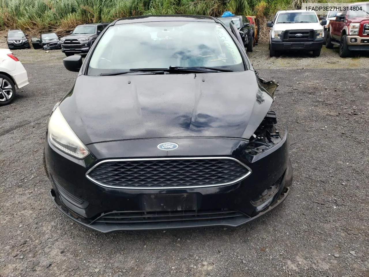 2017 Ford Focus S VIN: 1FADP3E27HL314804 Lot: 62709504