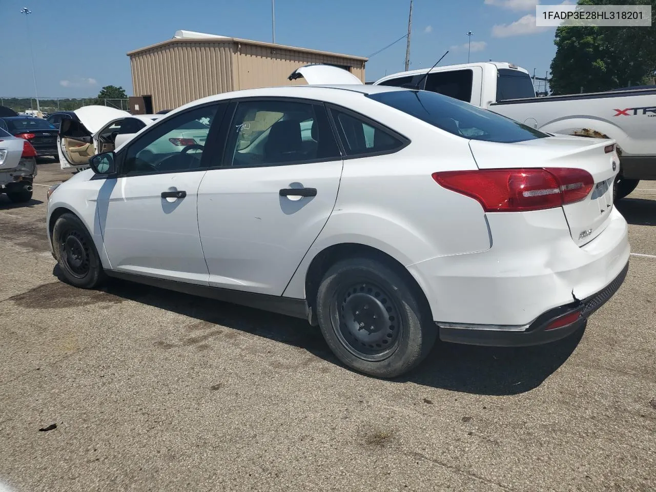 2017 Ford Focus S VIN: 1FADP3E28HL318201 Lot: 62713314