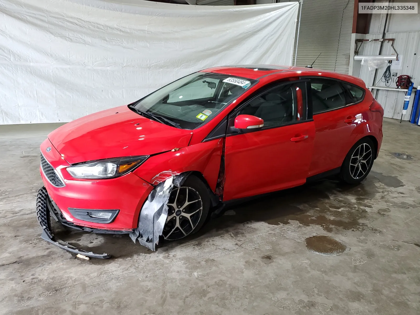 1FADP3M20HL335348 2017 Ford Focus Sel