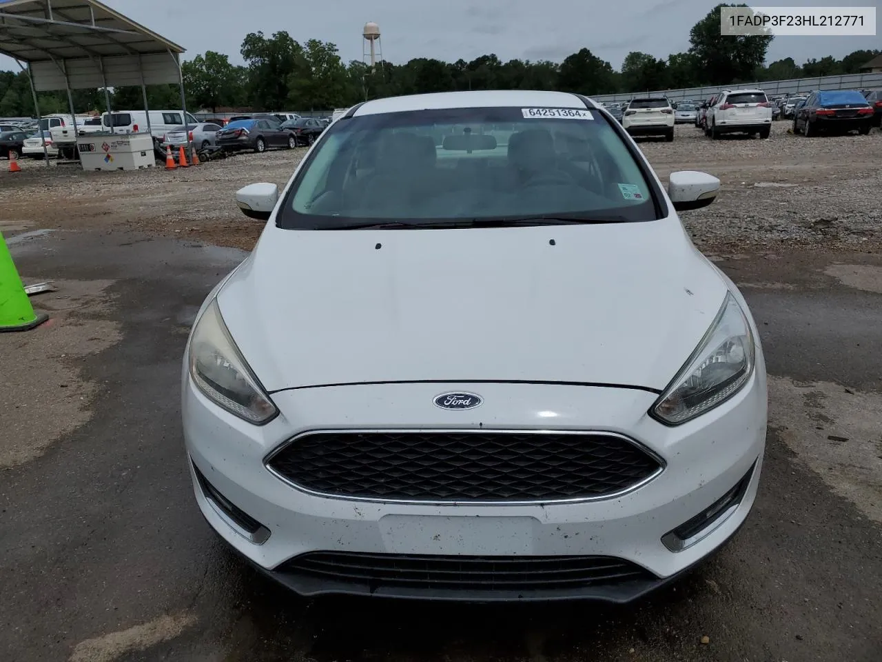 2017 Ford Focus Se VIN: 1FADP3F23HL212771 Lot: 64251364