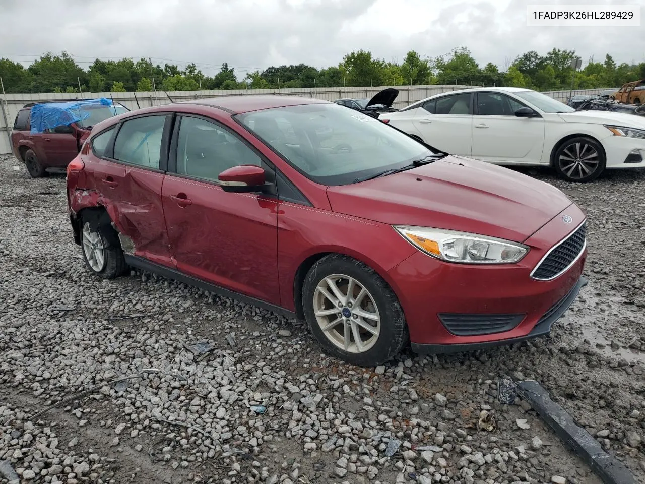 2017 Ford Focus Se VIN: 1FADP3K26HL289429 Lot: 64498724