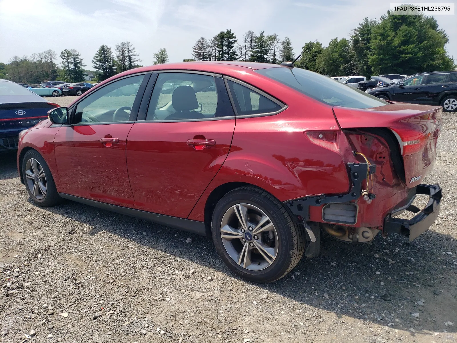 2017 Ford Focus Se VIN: 1FADP3FE1HL238795 Lot: 64605084