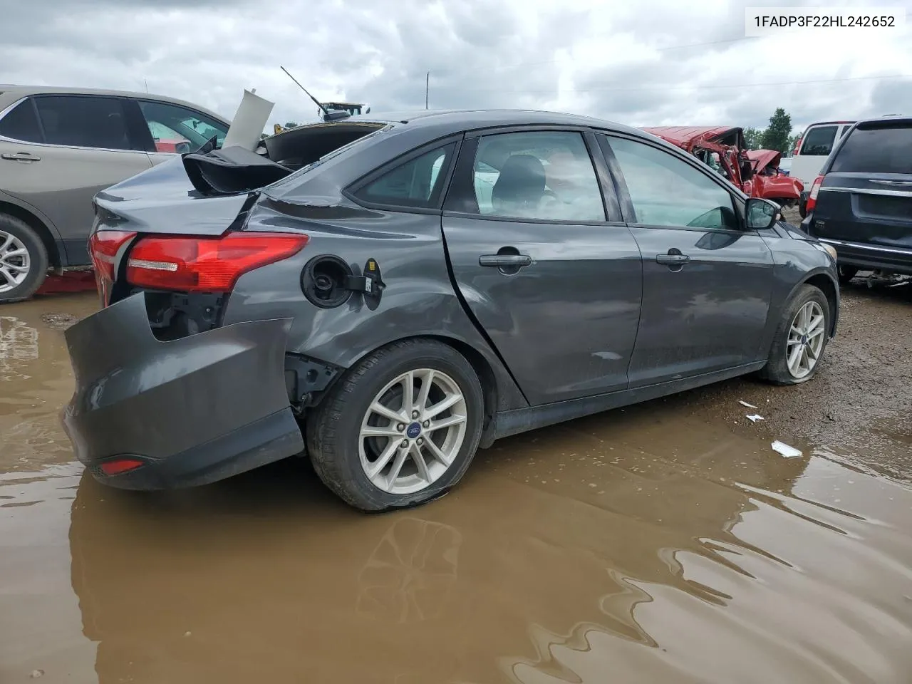 2017 Ford Focus Se VIN: 1FADP3F22HL242652 Lot: 65337484