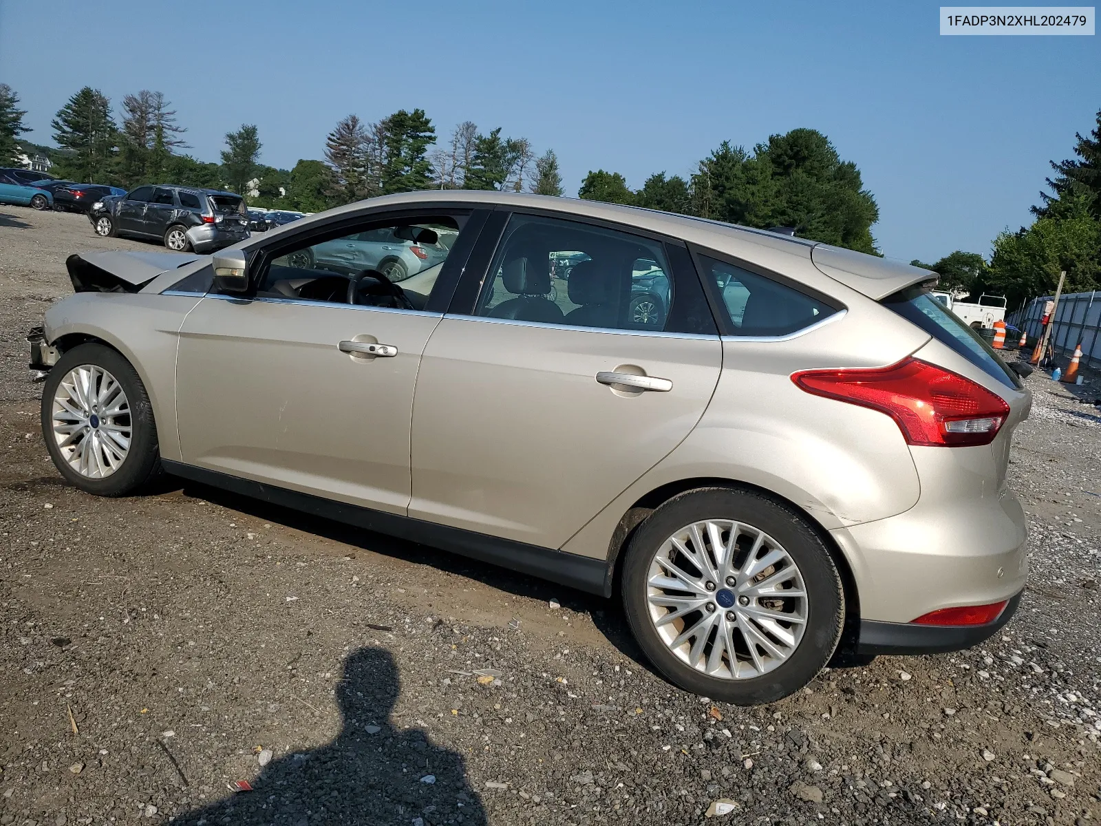 2017 Ford Focus Titanium VIN: 1FADP3N2XHL202479 Lot: 65432764