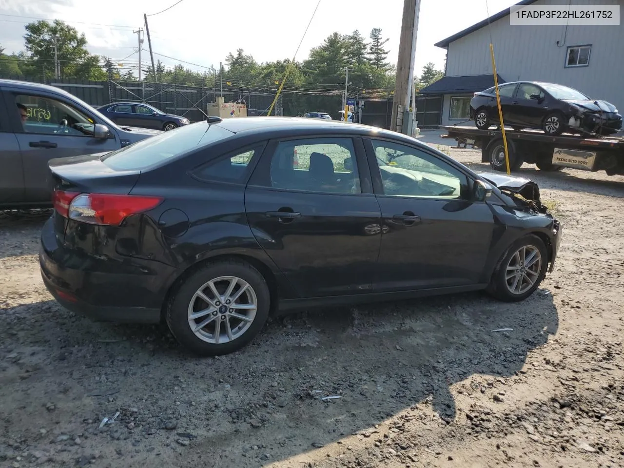 2017 Ford Focus Se VIN: 1FADP3F22HL261752 Lot: 65580564