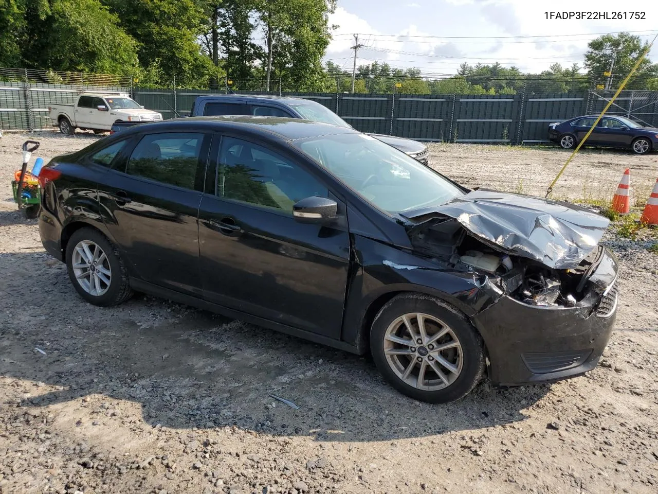 2017 Ford Focus Se VIN: 1FADP3F22HL261752 Lot: 65580564