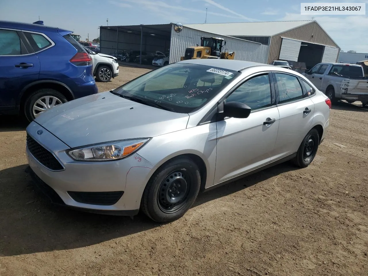 2017 Ford Focus S VIN: 1FADP3E21HL343067 Lot: 66033174