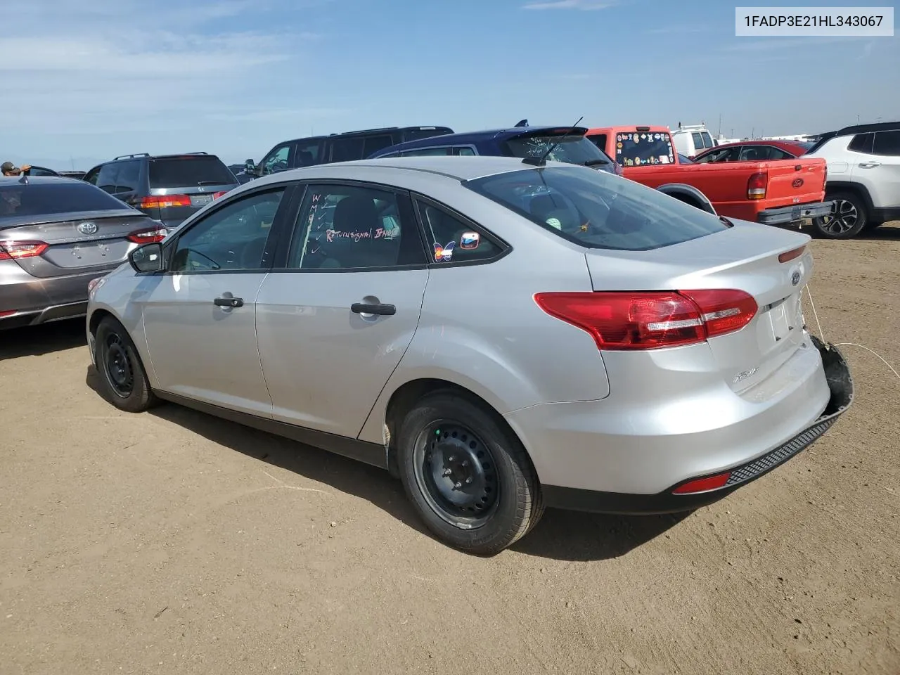 2017 Ford Focus S VIN: 1FADP3E21HL343067 Lot: 66033174