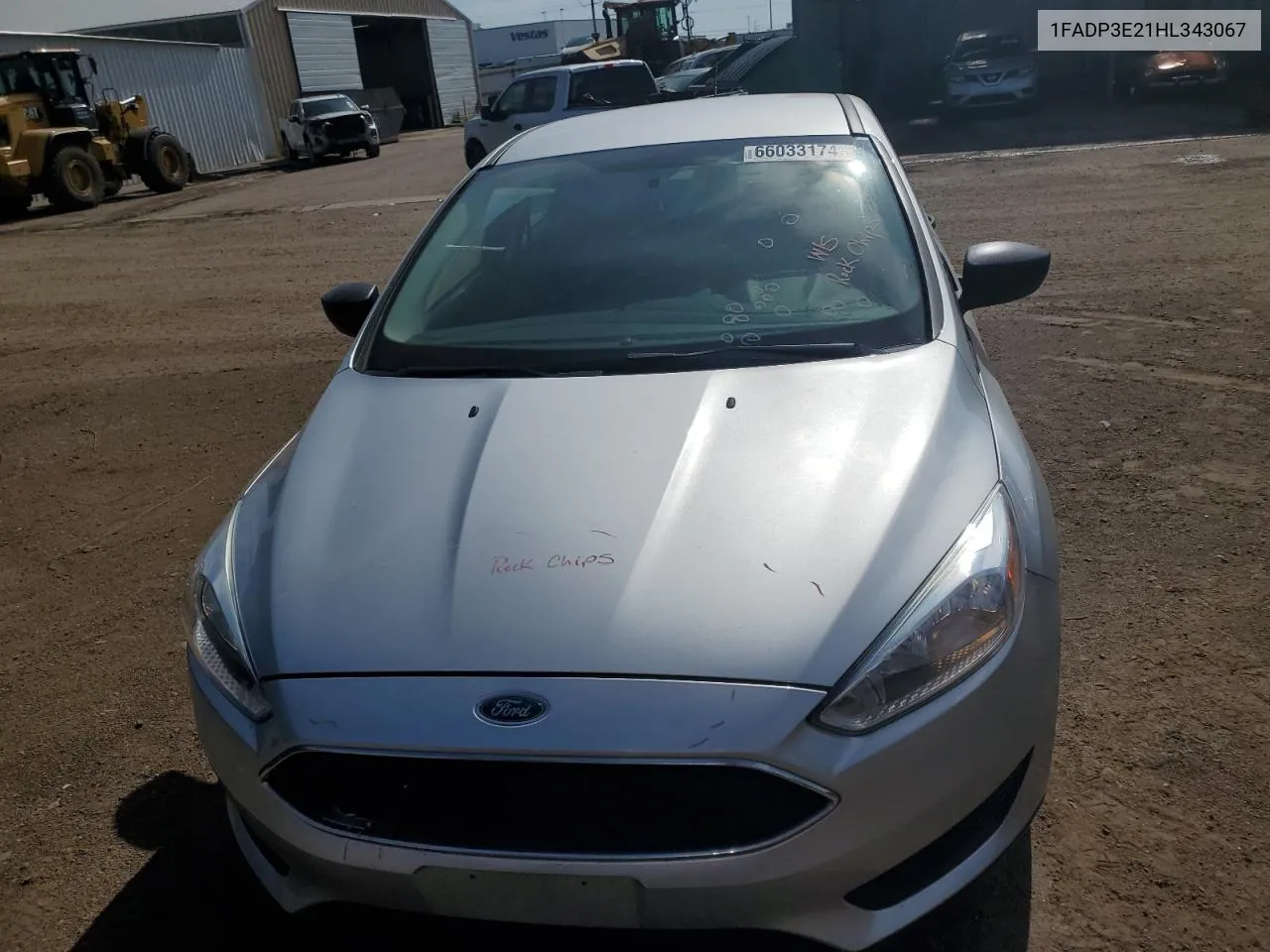 2017 Ford Focus S VIN: 1FADP3E21HL343067 Lot: 66033174