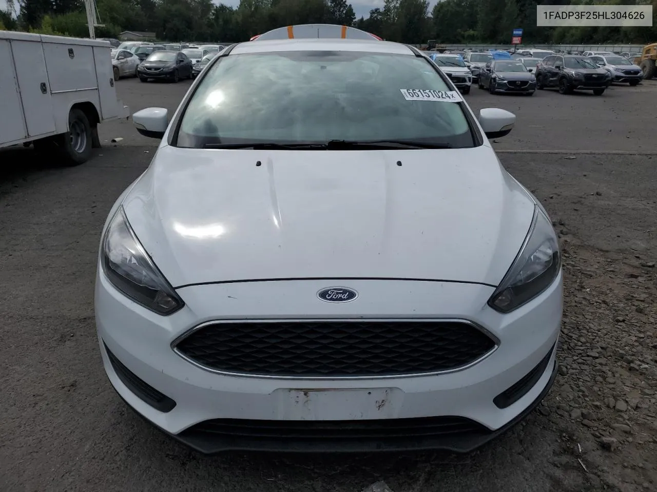 2017 Ford Focus Se VIN: 1FADP3F25HL304626 Lot: 66151024