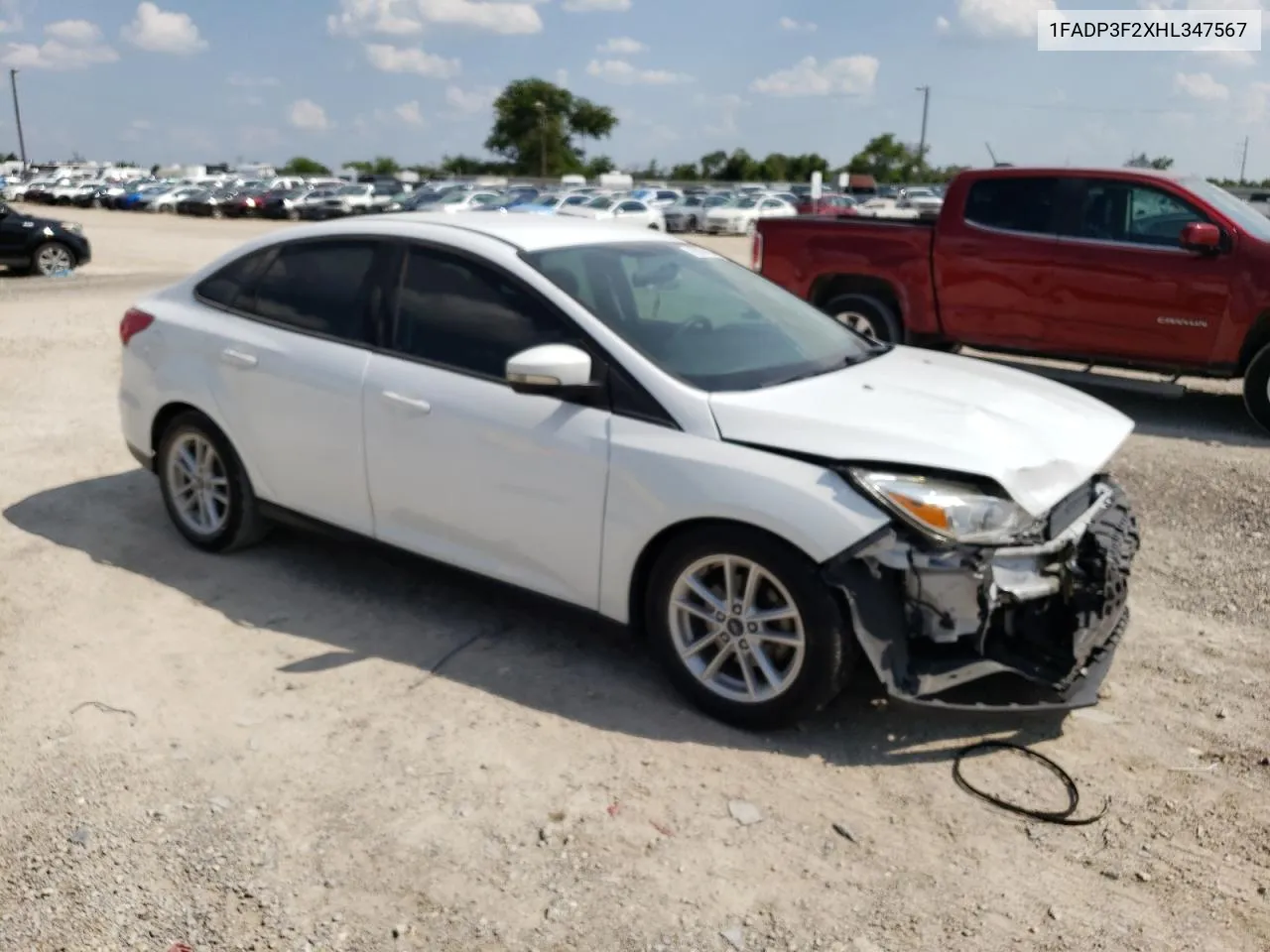 2017 Ford Focus Se VIN: 1FADP3F2XHL347567 Lot: 66204164