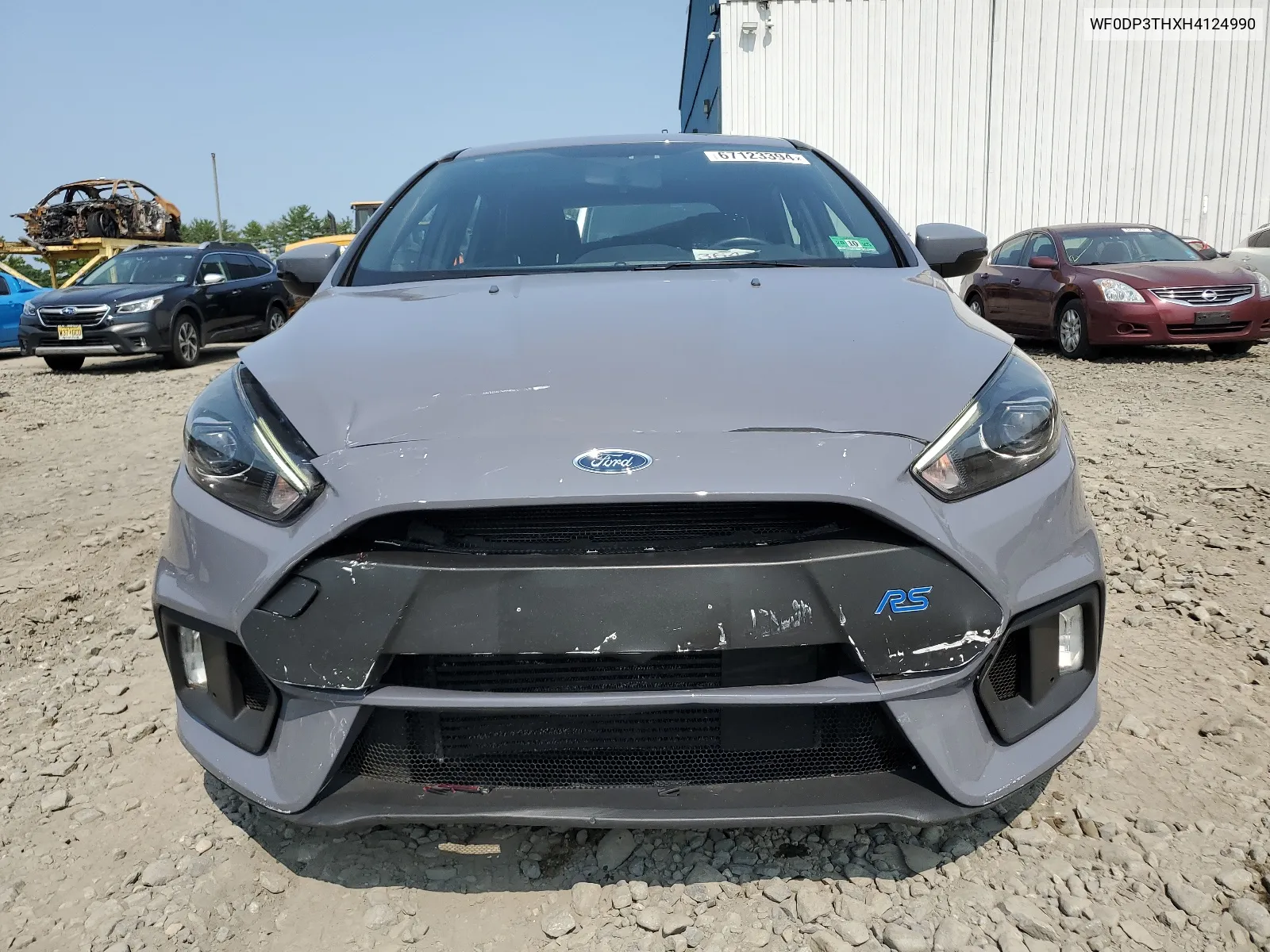 2017 Ford Focus Rs VIN: WF0DP3THXH4124990 Lot: 67123394