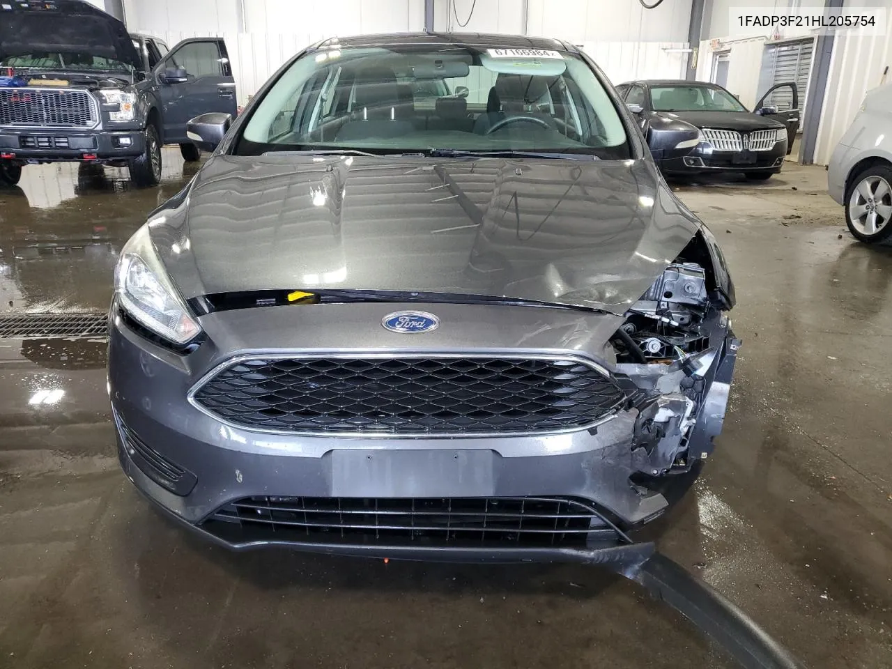 2017 Ford Focus Se VIN: 1FADP3F21HL205754 Lot: 67166984