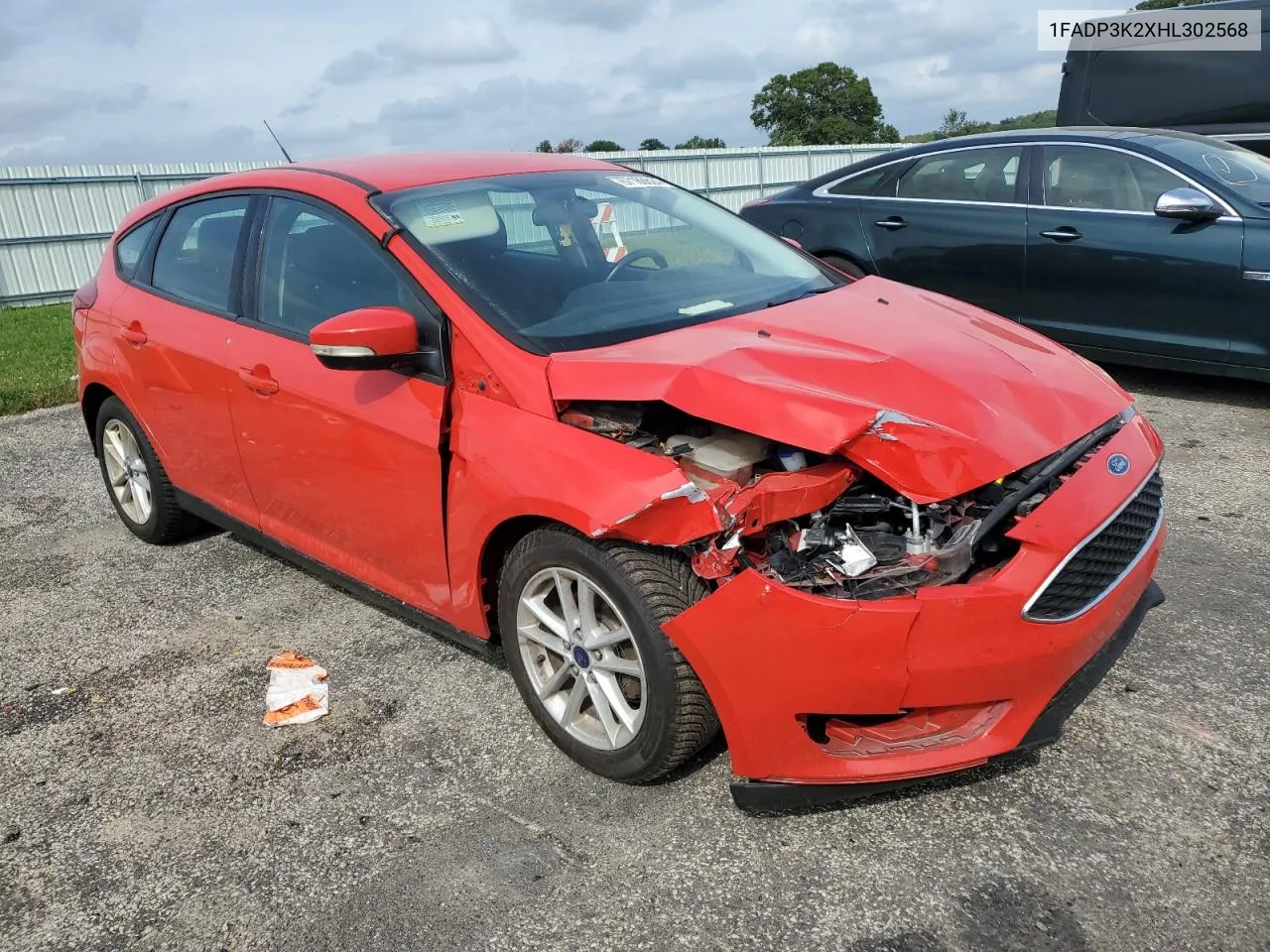 2017 Ford Focus Se VIN: 1FADP3K2XHL302568 Lot: 67180624