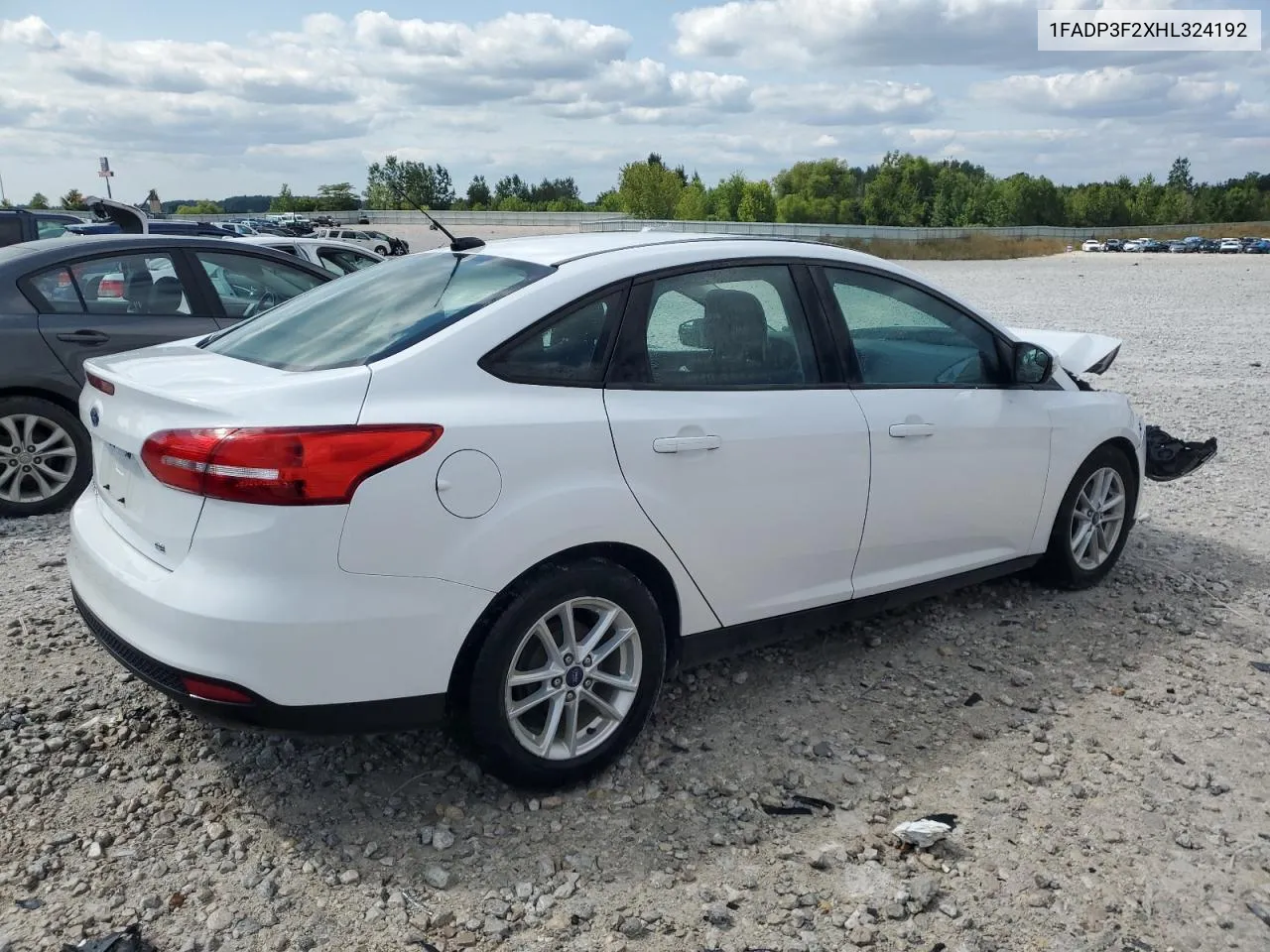 2017 Ford Focus Se VIN: 1FADP3F2XHL324192 Lot: 67386044