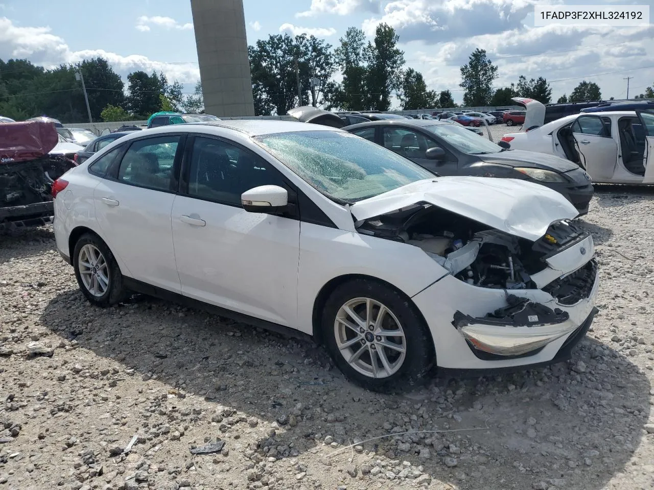 2017 Ford Focus Se VIN: 1FADP3F2XHL324192 Lot: 67386044