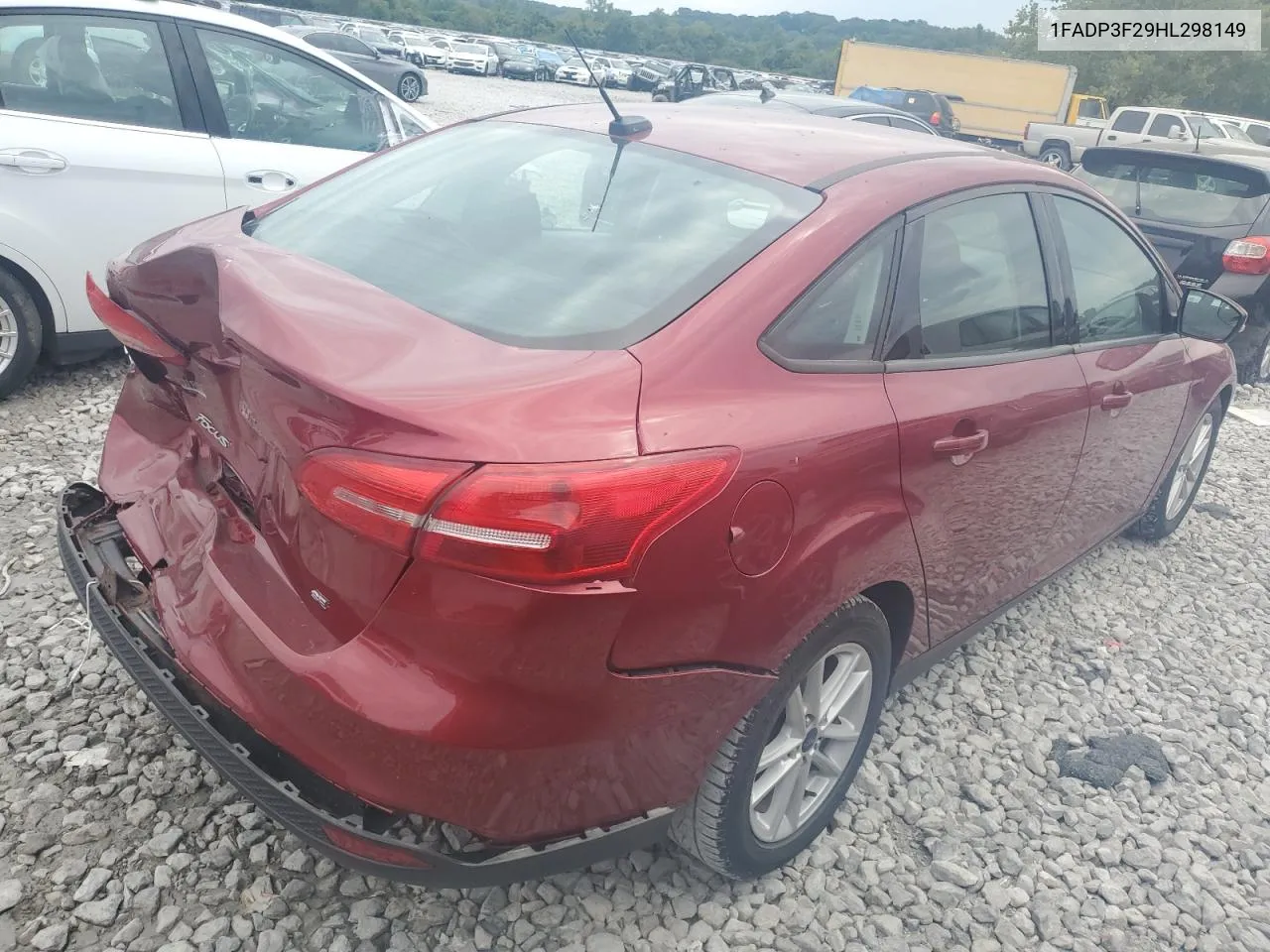 2017 Ford Focus Se VIN: 1FADP3F29HL298149 Lot: 68453524