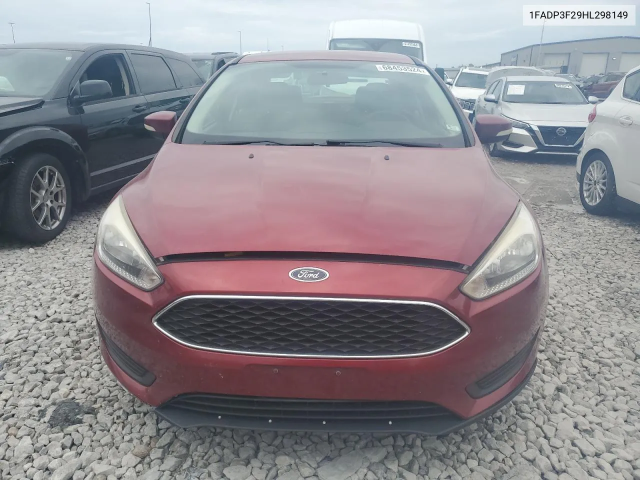 2017 Ford Focus Se VIN: 1FADP3F29HL298149 Lot: 68453524